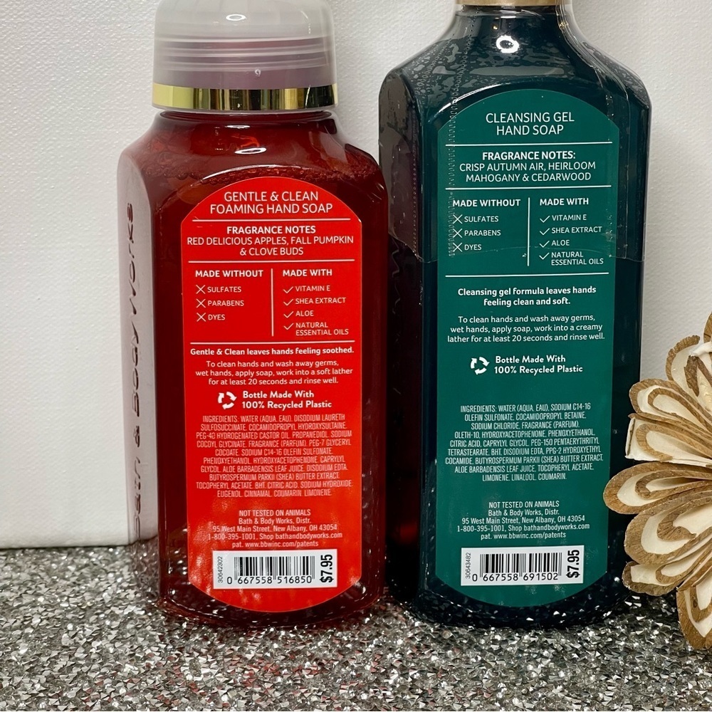 Bath & Body Works Hand Soap Pumpkin Apple & Flannel Fall Scent NWT - Picture 3 of 3